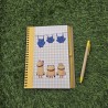 Set de papelería divertido y cuqui por Kalukuqui.