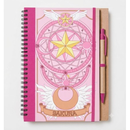 Cuaderno A5 personalizado con temática de Sakura Cazadora de Cartas.