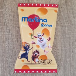 Gusanitos Personalizados Booba | Detalle Cumpleaños Infantil