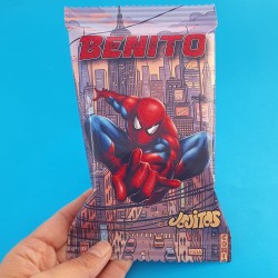 Gusanitos Personalizados Spiderman | Snack Superhéroes