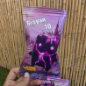 Bolsa de aperitivos con ilustración exclusiva de elementos de batalla.