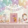 Diseño de Princesa Peach en tonos pastel suaves para bolsa de regalo.
