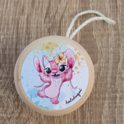 Yoyó Madera Personalizado Ángel (Stitch) | Detalle Disney