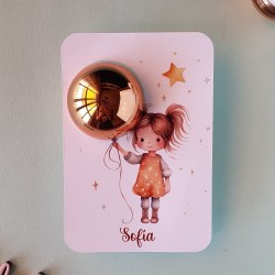 Bálsamo Labial Esfera Personalizado | Detalle Comunión Niña