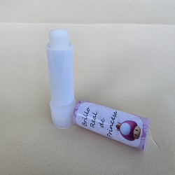 Bálsamo labial en barra personalizado con temática de la Princesa Peach de Super Mario.