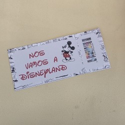 Detalle sorpresa para anuncio de viaje, tierno y cuqui por Kalukuqui.