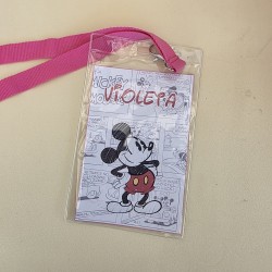 Pase VIP personalizado con lanyard para viaje a Disney Comic.