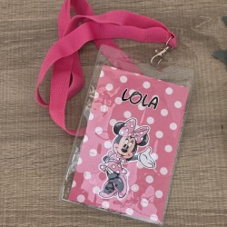 Acreditación de acceso VIP con diseño de lunares y lazo, tierna y cuqui por Kalukuqui.