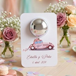 Bálsamo Labial Esfera Recién Casados | Detalle Boda Original