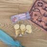 Detalle de tesoro dulce para fiestas de aventuras, tierno y cuqui por Kalukuqui.
