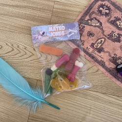 Detalle de chuches para fiestas de aventuras, tierno y cuqui por Kalukuqui.