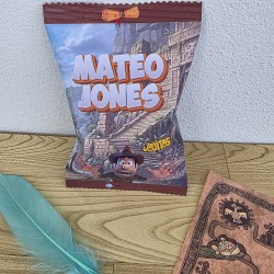 Detalle de snack salado para fiestas de aventuras, tierno y cuqui por Kalukuqui.