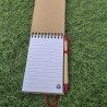 Cuaderno A6 con Bolígrafo Flor e Inicial | Kalukuqui