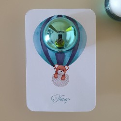 Bálsamo Labial Esfera Oso en Globo | Detalle Infantil Personalizado
