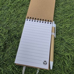 Cuaderno A6 con Bolígrafo Alianzas de Boda | Kalukuqui