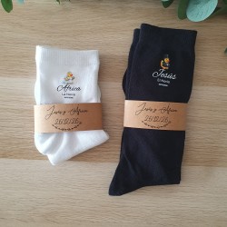 Calcetines Negros Novio Pato de Goma | Kalukuqui