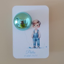 Bálsamo Labial Esfera Niño con Globo | Detalle Personalizado