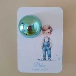 Bálsamo Labial Esfera Niño con Globo | Detalle Personalizado