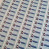 Detalle de papelería escolar de anime organizado y cuqui por Kalukuqui.