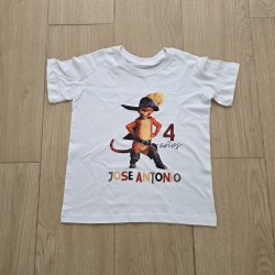copy of Camiseta Cumpleaños numero acuarela