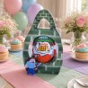 Caja para Huevo Kinder con temática de Minecraft por Kalukuqui en tonos pastel.