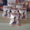 Detalle de snack infantil con temática de cuento de hadas y diseño adorable.