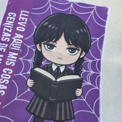 Tote bag de algodón con ilustración exclusiva de personaje dark suave.