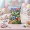 Bolsita de Fritos Matutano de Pokémon Oddish por Kalukuqui en tonos pastel.