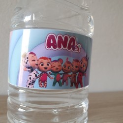 Etiquetas Adhesivas para Botellas de Agua Bebés Llorones | Kalukuqui