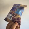 Diseño de packaging para bolsa de patatas 3D con la imagen de Oddish.