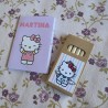 Diseño de librito desplegable para colorear con la imagen de personajes Sanrio.