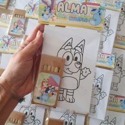 Pack Regalo Divertido Nº 18 Bluey Personalizado | Detalles Eventos