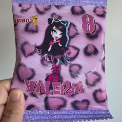 Bolsa de Gominolas Haribo 100g Temática Bratz | Kalukuqui