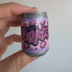 Mini Lata de Caramelos Personalizada Temática Bratz | Kalukuqui