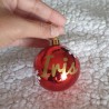 Bola de Navidad Roja en Caja Reno | Detalle Navideño Original