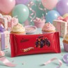 Barrita Kinder Bueno de Hot Wheels por Kalukuqui en tonos pastel.