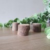 Soporte Tronco Redondo de Madera para Tarjetas | Kalukuqui