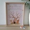 copy of Lámina árbol de huellas Stitch y Angel Love