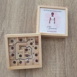 Juego de Habilidad Laberinto de Madera | Detalle Ecológico y Tradicional