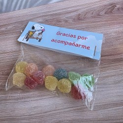 Bolsa de Gominolas 40g Personalizada Snoopy | Kalukuqui