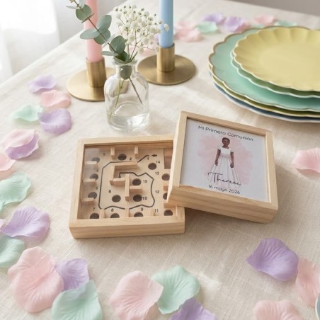 Juego de Habilidad Laberinto de Madera | Detalle Ecológico y Tradicional