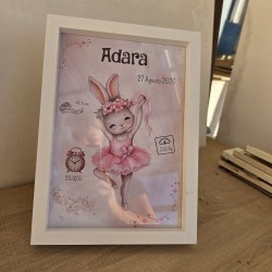 Lámina Natalicio Coneja Ballet Personalizada | Kalukuqui