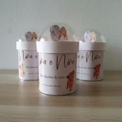 Design de shaker para aperitivos salados con temática de Simba y el Rey León.