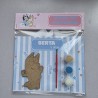 Set de Pintura Bluey con Silueta de Madera, Témperas y Pincel | Kalukuqui