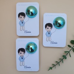 Bálsamo Labial Niño Comunión Marinero Celeste | Detalle con Globo