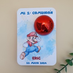 Bálsamo Labial Esfera Super Mario | Detalle Infantil Divertido