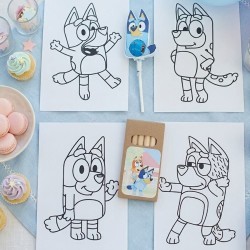 Pack Regalos Divertidos Bluey con Chupachups | Set Cumpleaños