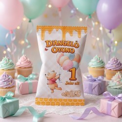 Gusanitos personalizados para fiestas de verano por Kalukuqui.