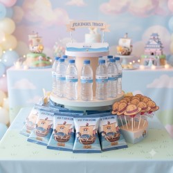 Promo pack de cumpleaños de verano personalizado con detalles dulces.
